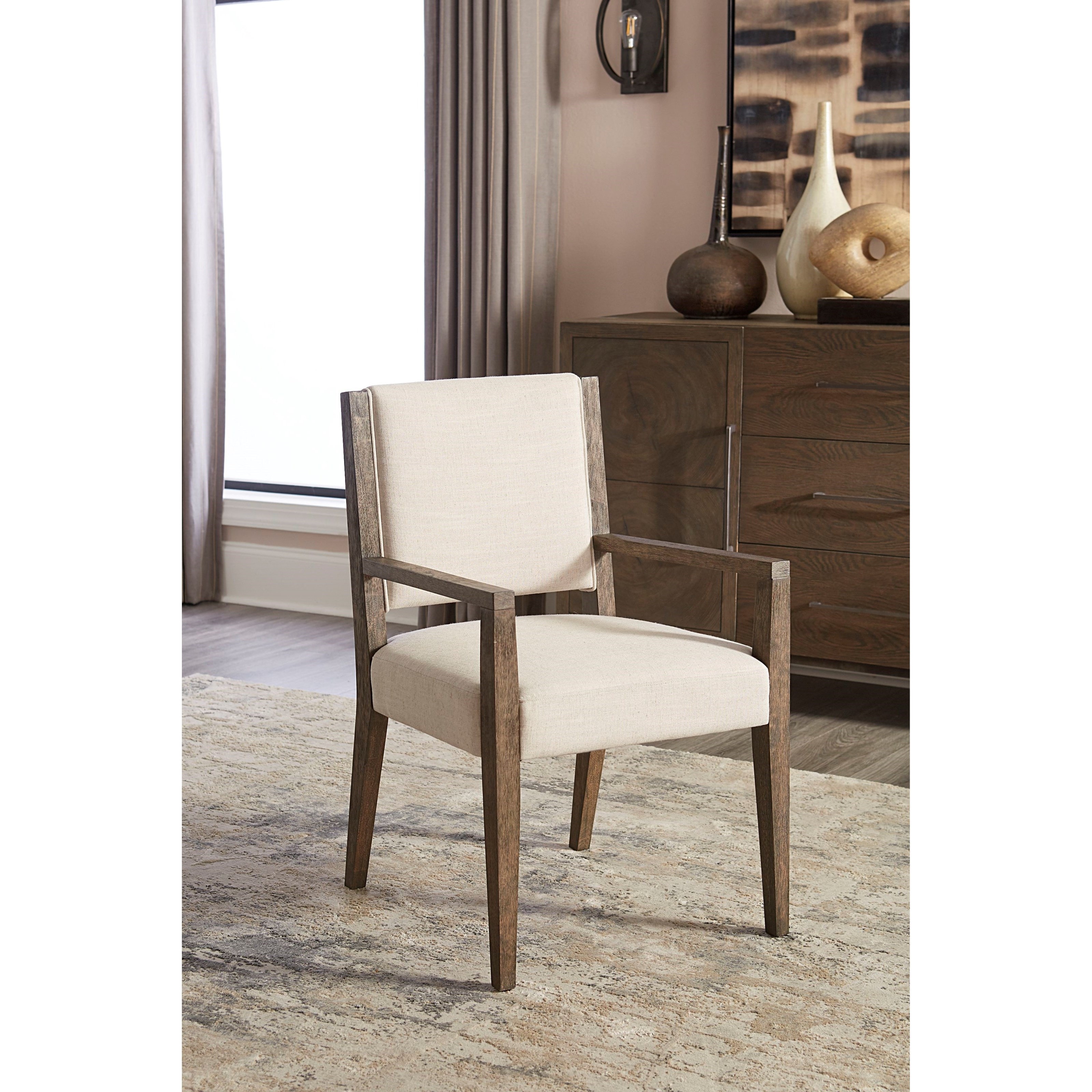 Brunette Modus Furniture International Oakland Upholstered Arm Chair Brunette Modus Furniture International Oakland Upholstered Arm Chair